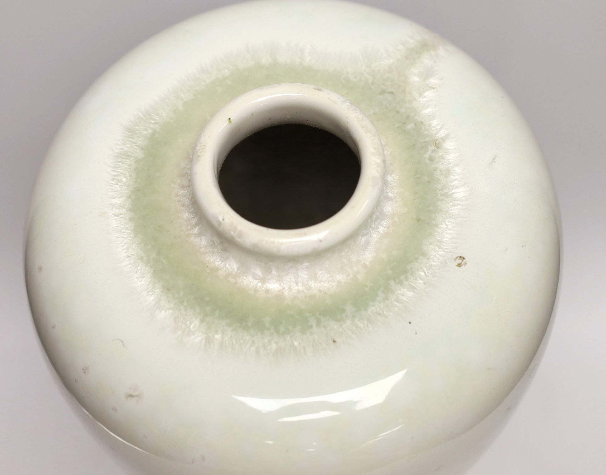 A large Royal Copenhagen ‘frosted glaze’ vase, 42cm